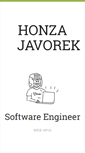 Mobile Screenshot of honzajavorek.cz