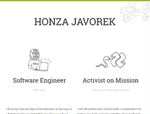 Tablet Screenshot of honzajavorek.cz